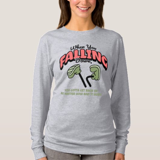 Women's "Equilibrium" Surreal Long Sleeve  Tシャツ (正面)