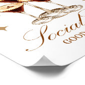 Womens Espresso Martini Social Club Drinking Tail  ポスター (角)