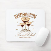 Womens Espresso Martini Social Club Drinking Tail  マウスパッド (マウス)
