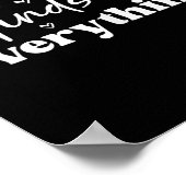 Womens Everything Is Mindset Insrational Mind Moti ポスター (角)