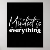 Womens Everything Is Mindset Insrational Mind Moti ポスター (正面)