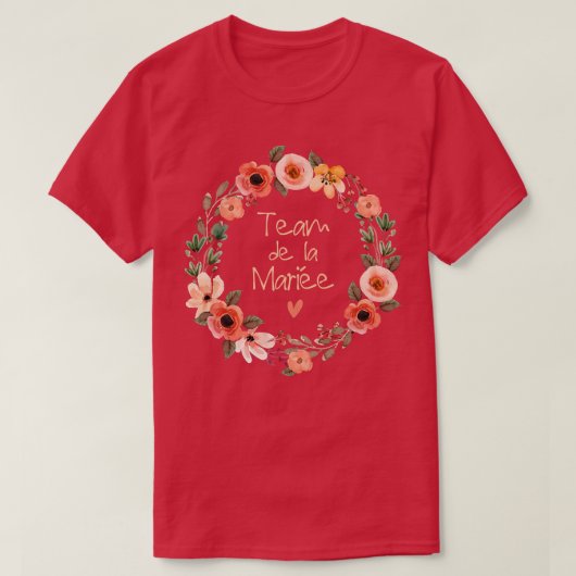 Womens EVJF Personalised Team Bride Bride Crown Te Tシャツ (デザイン正面)