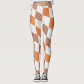 Women's Fall Fashion Checkered Leggings レギンス (正面)