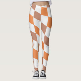 Women's Fall Fashion Checkered Leggings レギンス