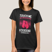 Women's First Lesson Is Free Kickboxing Tシャツ (正面)