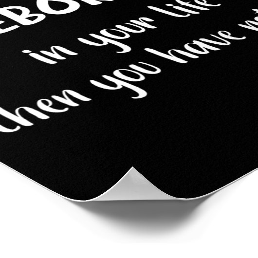 Womens First Name Deborah Funny Quote If You Don't ポスター (角)