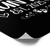 Womens First Time Auntie Est 2025 Soon To Be Mom M ポスター (角)