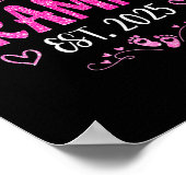 Womens First Time Grammy Est 2025 Soon To Be Mom M ポスター (角)