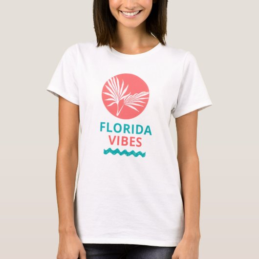 Women's Florida Vibes T-Shirt Tシャツ (正面)