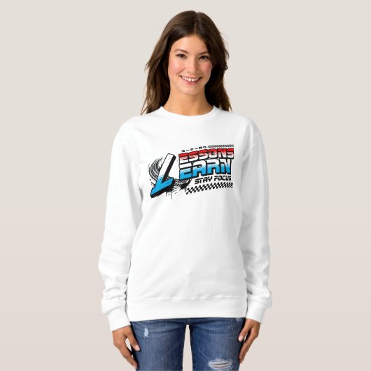 WOMEN'S FOCUS LESSONS LEARN SWEATSHIRT スウェットシャツ (正面フル)