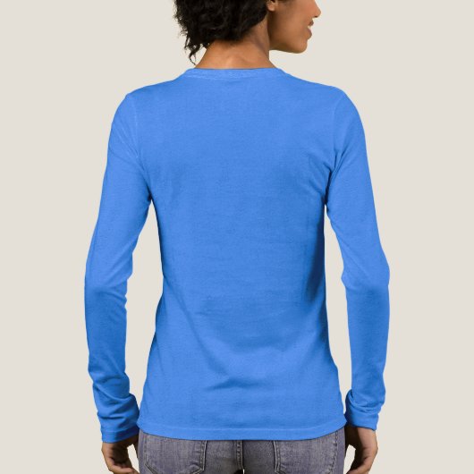 WOMEN'S FOCUS LESSONS LEARN TR-BLEND LONG SLEEVE  トライブレンドＴシャツ (背面)