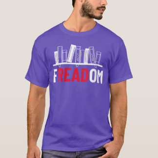 Womens fREADom I Read Banned Books Banned Books We Tシャツ