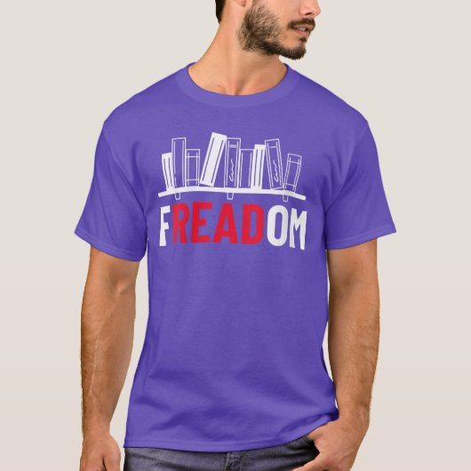 Womens fREADom I Read Banned Books Banned Books We Tシャツ (正面)