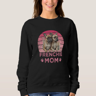 Womens Frenchie Mom Dog Moms Mamma French Bulldog  スウェットシャツ