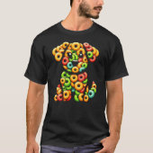 Womens Fruit Loops Cat A Rainbow Tシャツ (正面)