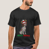 Womens Funny Christmas German Shorthaired Pointer  Tシャツ (正面)