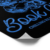 Womens Funny Christmas Snowman Frosted Tales Book  ポスター (角)