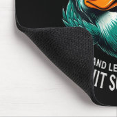 Womens Funny Duck Graphic Tees Men Women Teens Fun マウスパッド (コーナー)