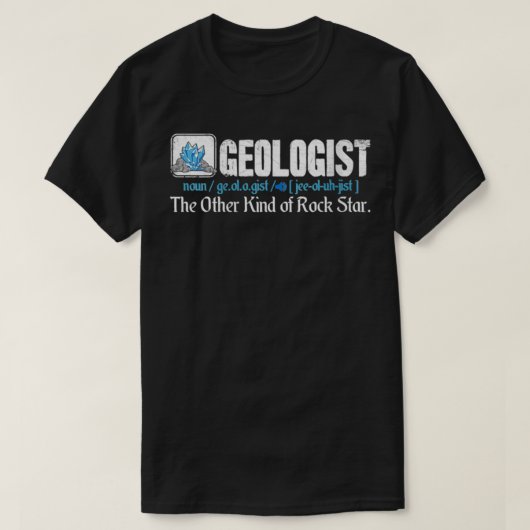 Womens Funny Geology Geologist Definition Gift Geo Tシャツ (デザイン正面)