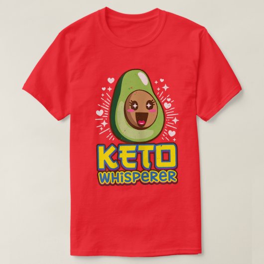Womens Funny Ketogenic Keto Whisperer Kawaii Cute  Tシャツ (デザイン正面)