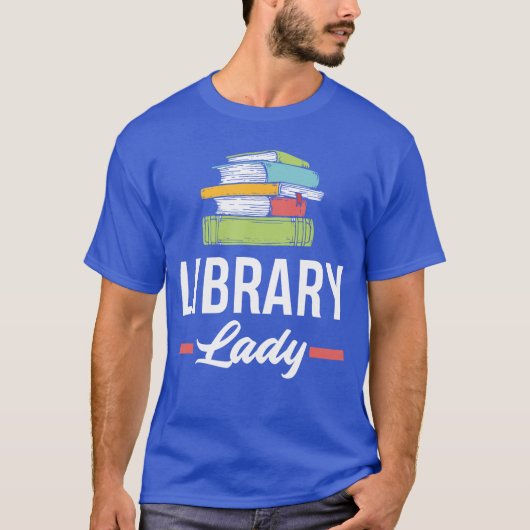 Womens Funny Library Lady Librarian Library Assist Tシャツ (正面)