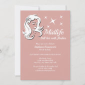 Women's Funny Midlife Still Hot 50th Birthday 招待状 (正面)