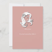 Women's Funny Midlife Still Hot 50th Birthday 招待状 (裏面)