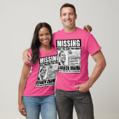 Womens Funny Missing Barack Obama Liberal Poster V Tシャツ (ユニセックス)