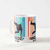 Womens Funny Parkour Obstacle Course Design For Pa コーヒーマグカップ (正面左)