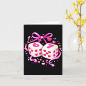 Women's Funny Preppy 67 Valentine Six Seven Dice 6 カード (黄色い花)