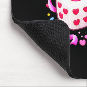 Women's Funny Preppy 67 Valentine Six Seven Dice 6 マウスパッド (コーナー)