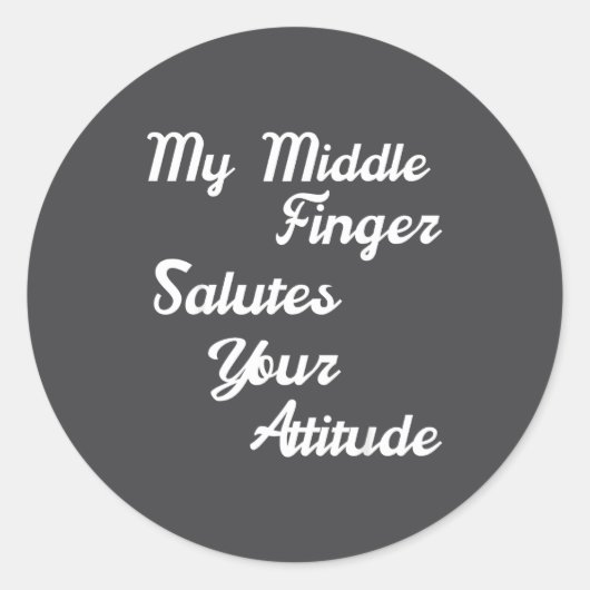 Womens Funny Quote Shirt Saying Smart Men Top Tee  ラウンドシール (正面)