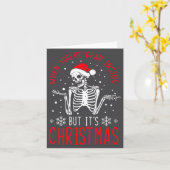 Womens Funny Quote When You're Dead Inside But It' カード (黄色い花)