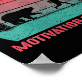 Womens Funny Running Motivational Sometimes Motiva ポスター (角)