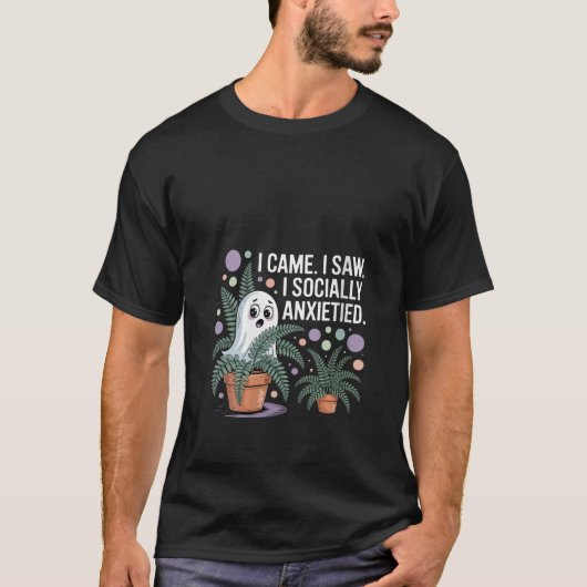 Womens Funny Social Anxiety Introvert Nervous Awkw Tシャツ (正面)