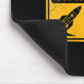 Womens Funny Space May Constantly Talk About Space マウスパッド (コーナー)