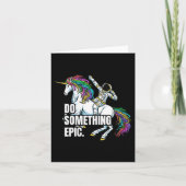 Womens Funny Spacecore Motivational Graphic, Do So カード (正面)