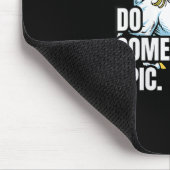 Womens Funny Spacecore Motivational Graphic, Do So マウスパッド (コーナー)