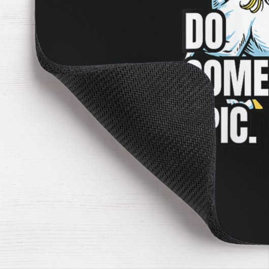 Womens Funny Spacecore Motivational Graphic, Do So マウスパッド (コーナー)