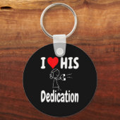 Women's Funny Valentine's Day Couple Matching I Lo キーホルダー (正面)