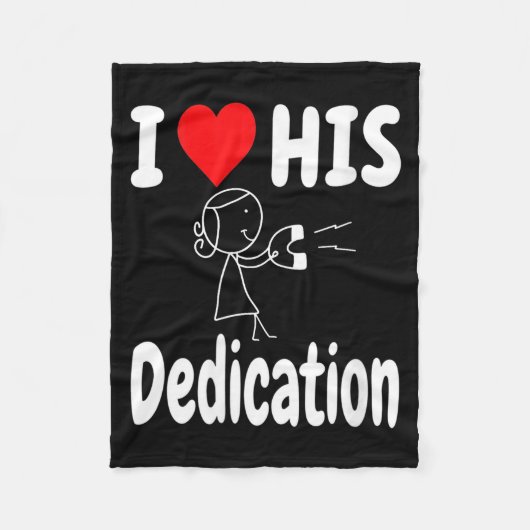 Women's Funny Valentine's Day Couple Matching I Lo フリースブランケット (正面)