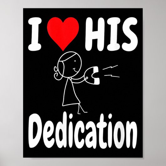 Women's Funny Valentine's Day Couple Matching I Lo ポスター (正面)