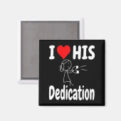 Women's Funny Valentine's Day Couple Matching I Lo マグネット (正面/裏面)