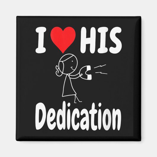 Women's Funny Valentine's Day Couple Matching I Lo マグネット (正面)