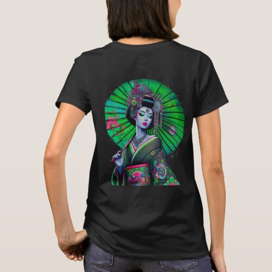 Women's Geisha Tshirt  Tシャツ (裏面)