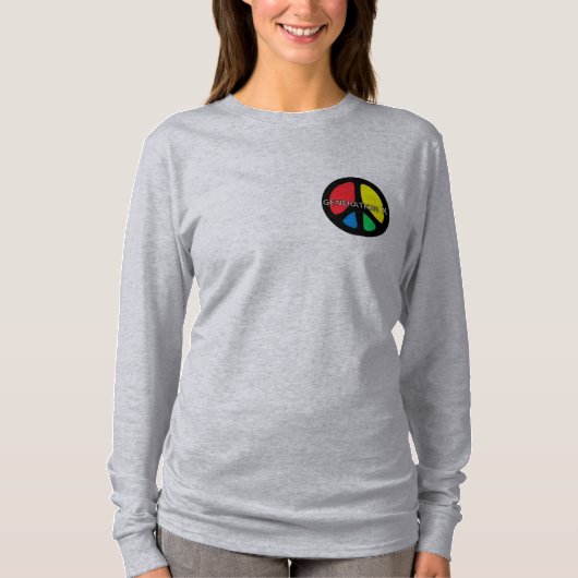 Women's Generation X PEACE Tシャツ (正面)