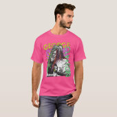 Womens George Clinton Funkadelic Comic Burst VNeck Tシャツ (正面フル)
