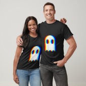 Womens Ghost Trippy Vaporwave House Music Festival Tシャツ (ユニセックス)
