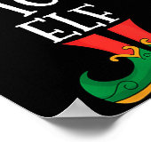 Womens Gigi Elf Xmas Matching Pajamas Group Christ ポスター (角)