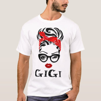 Womens GIGI Wink Eye Woman Face Gift for GIGI Gran Tシャツ
